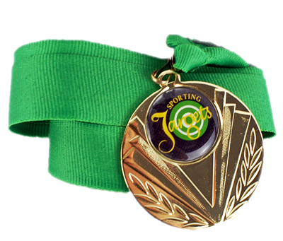Sporting Targets Basic Medal - Green Ribbon